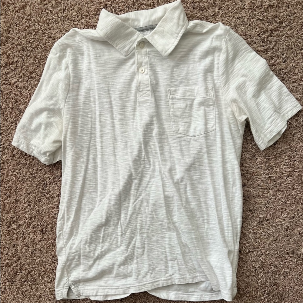 White polo shirt
